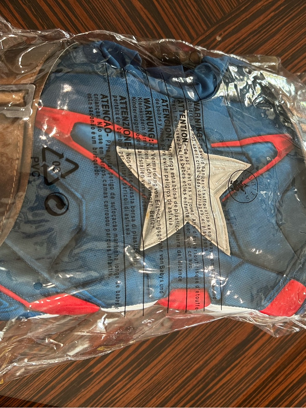 Rubie's Marvel Avengers Endgame Captain America Kids sz M New in plastic no mask - Picture 8 of 8